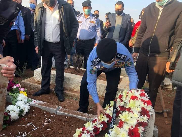 مراسم عسكرية تشيع جثمان الراحل الفريق نصوح محي الدين مرزوقه...صور وفيديو