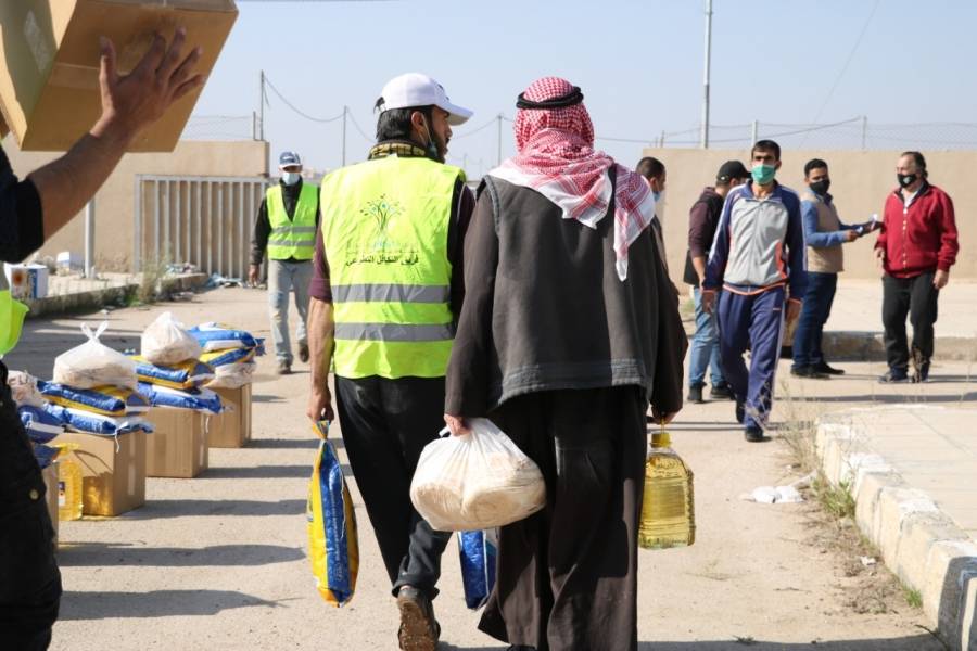 جمعية إحياء التراث الإسلامي الكويتية توزّع مساعدات دفء الشتاء على اللاجئين السوريين في شمال الأردن... صور
