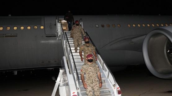 وصول القوة الأردنية المشاركة في تمرين سيف العرب