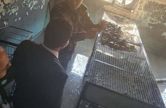 المياه: التحقيق باسباب حريق مستودع عدادات