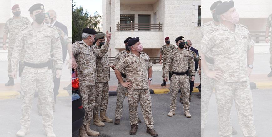 King inaugurates military housing project in Irbid