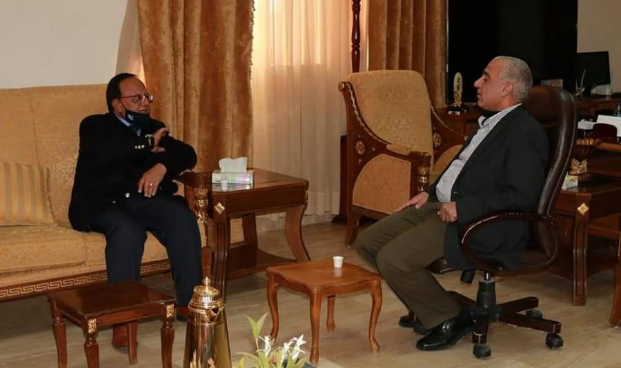 رئيس جامعة الحسين بن طلال يلتقي رئيس بلدية معان الكبرى.