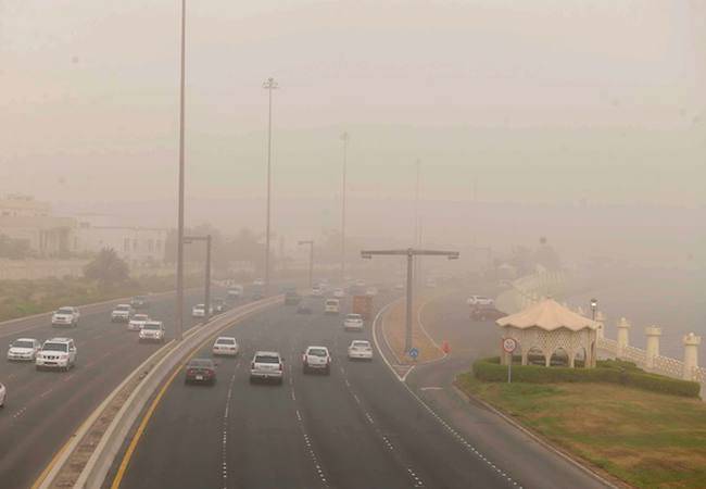 الارصاد تحذر من طقس الاحد