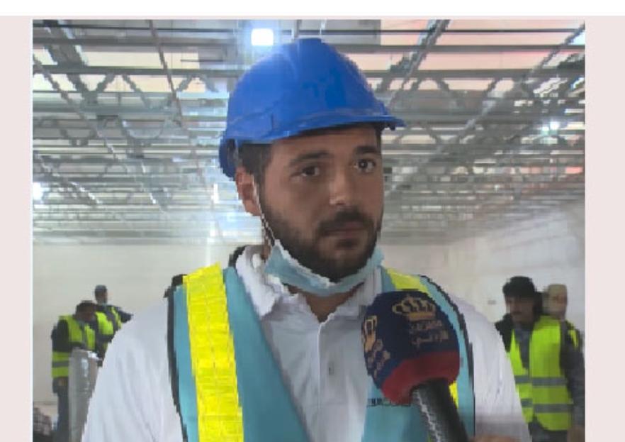 فيصل البداد : انجزنا 90  من مستشفى معان الميداني والتسليم خلال  أيام