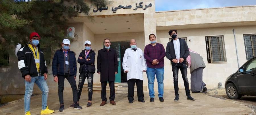 انطلاق مبادرة كمامتك سلامتك من الرمثا