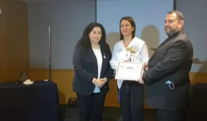 المجلس الإنمائي العربي للمرأة والأعمال يكرم الإعلامية أمال المجالي