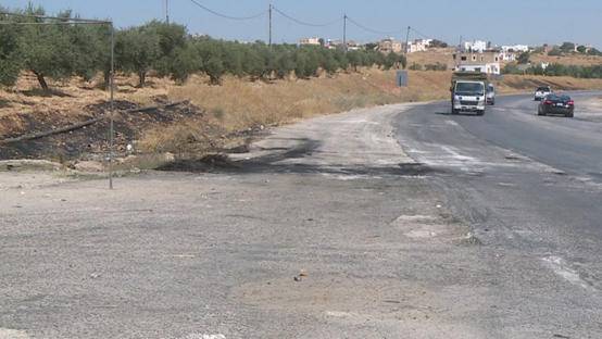 البدء بصيانة طريق الزرقاء  إربد في شباط