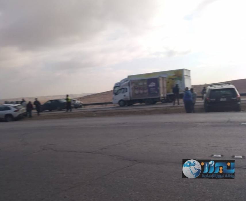 حادث تصادم على طريق خو دون وقع إصابات