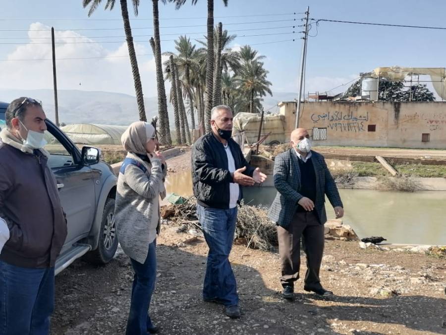 وزير المياه والري يوجه بايجاد حلول لمياه فيضانات الأودية الجانبية لقناة الملك عبد الله