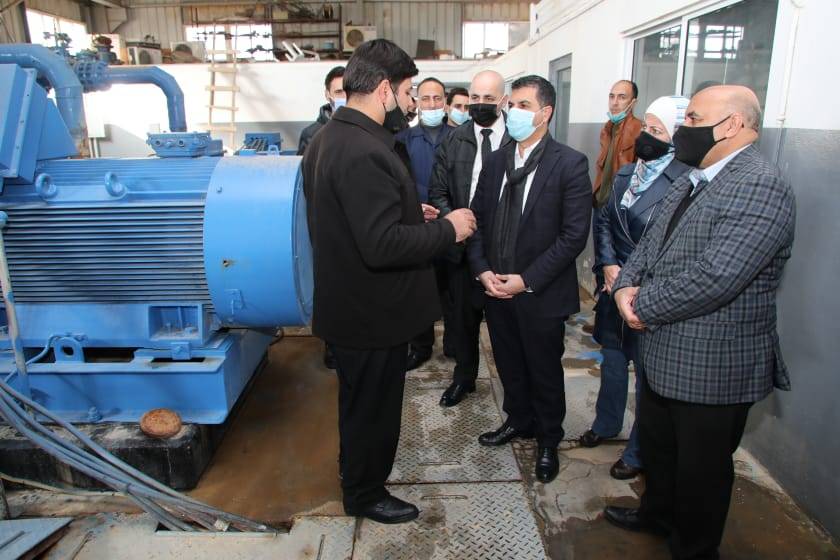 وزير المياه والري يتفقد الواقع المائي في محافظتي الكرك والطفيلة استعدادا لصيف 2021