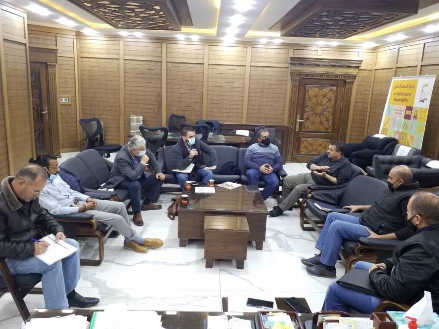 بلدية السلط تستضيف فريق مؤسسة فريدريتش ناومان الألمانيه