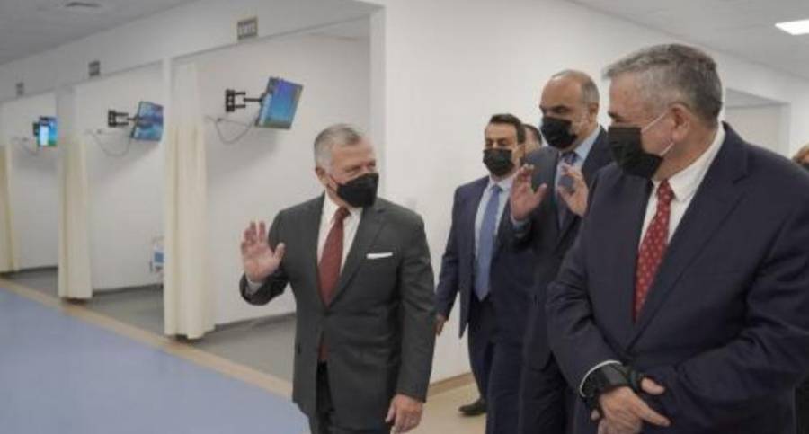 الملك يفتتح مستشفى عمان الميداني المخصص لكورونا... صور