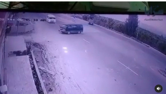 بالفيديو : 5 اصابات جراء حادث مروع بالأغوار الشمالية