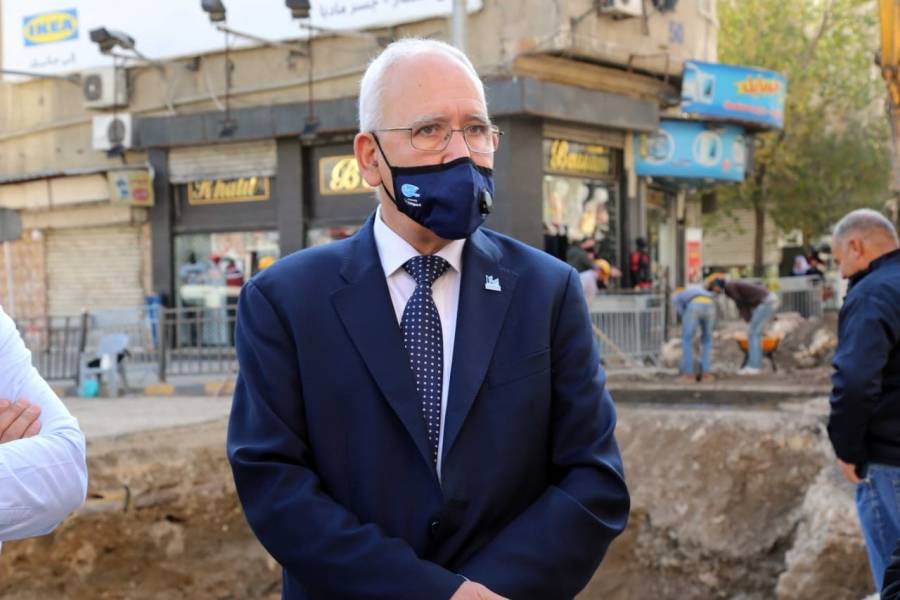 المهندسين تضع امكاناتها وخبراتها تحت تصرف الدولة لحماية الموقع الاثري المكتشف في وسط البلد