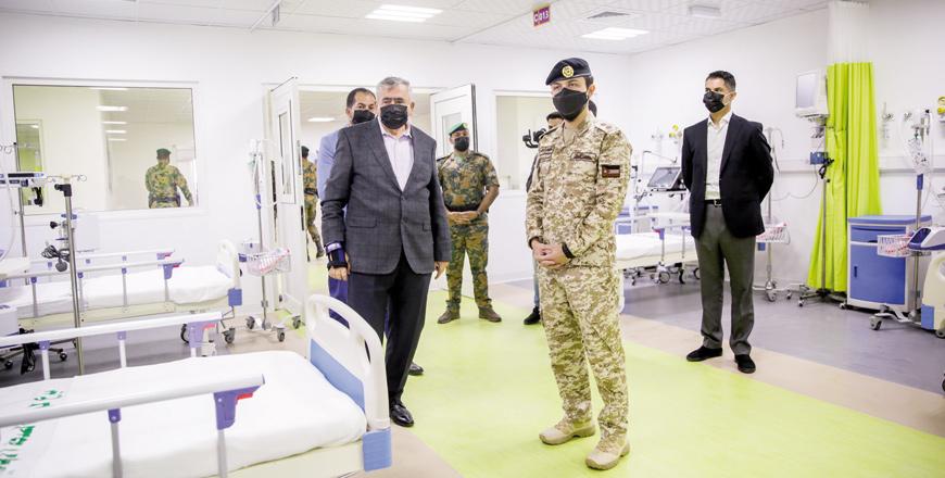 Crown Prince inaugurates 246bed Maan Field Hospital for COVID patients