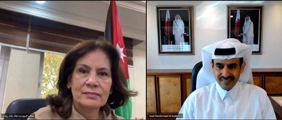 مباحثات أردنية قطرية في قطاع الطاقة