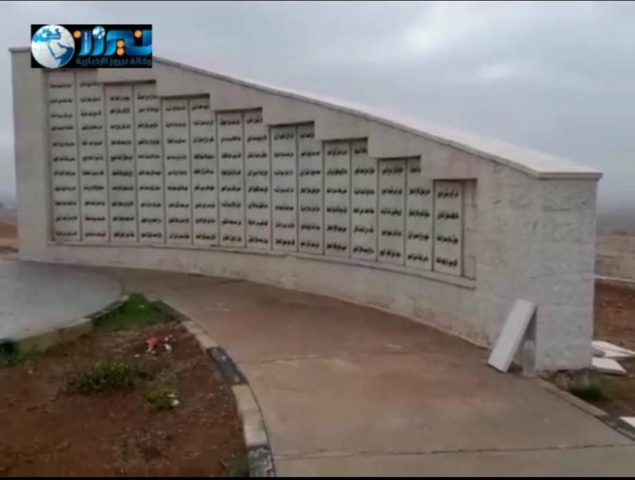 إلى متى الإهمال والعبث  بصرح شهداء بني صخر في لواء الموقر... فيديو وصور 