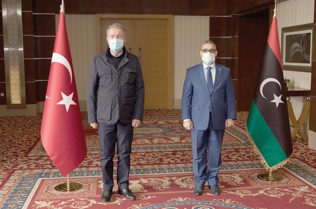 Turkish defence minister in Libya to discuss cooperation