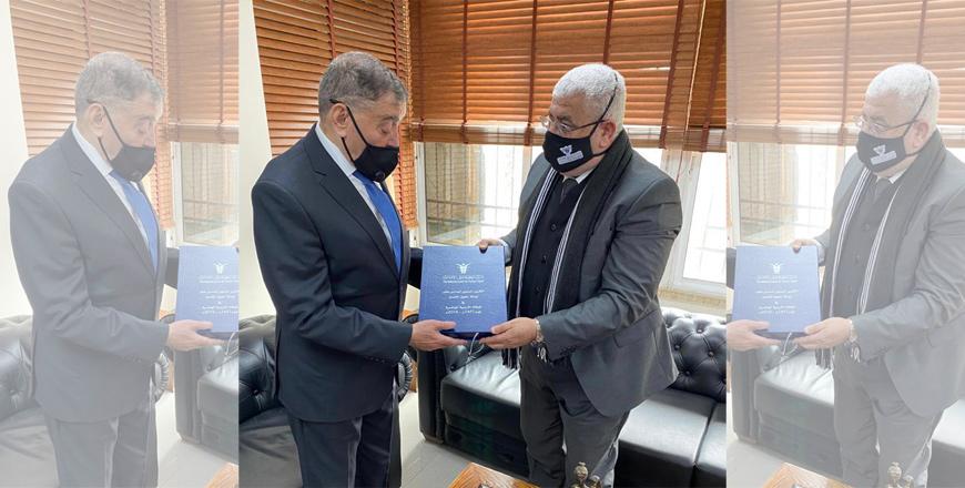 Constitutional Court president receives copy of 2019 NCHR report