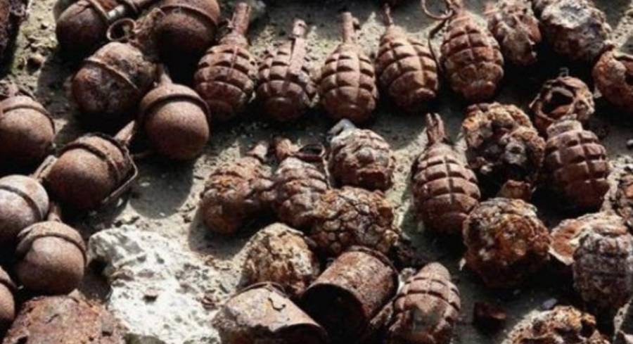 عاجل ||العثور على قنابل قديمة من مخلفات الأمن الداخلي  بلواء الكورة