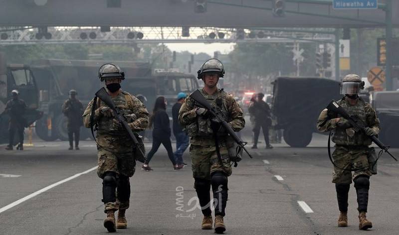 الدفع بالحرس الوطني في فرجينيا إلى واشنطن