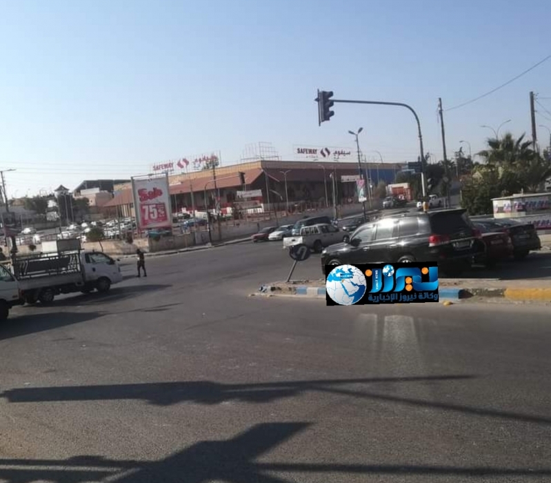 تعطل الإشارة الضوئية في شارع 36 بالزرقاء