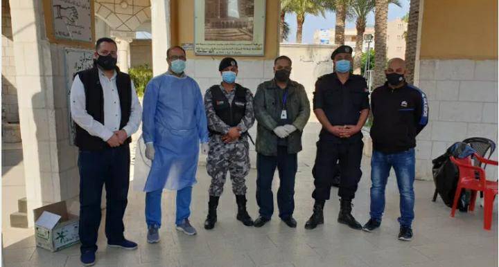 كريشان فحوصات كورونا  لمصلي الجمعة في مساجد العقبة