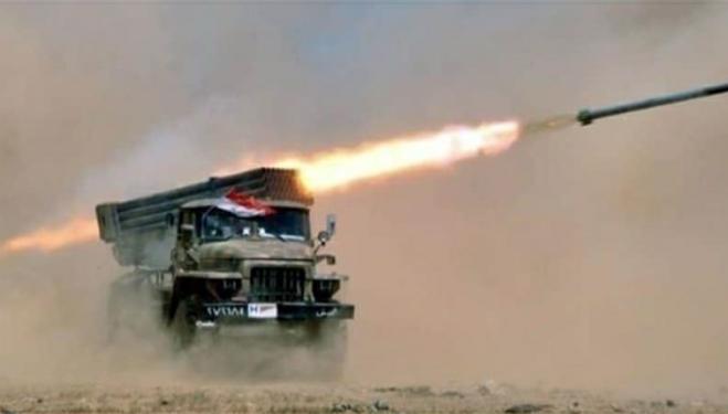 قصف متبادل بين القوات السورية وميليشيات تركيا