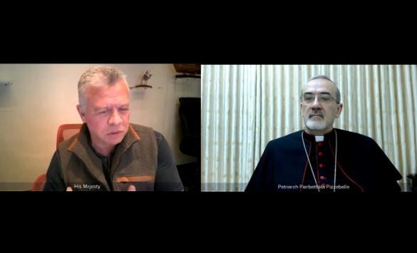 الملك يؤكد أهمية دور كنيسة اللاتين بوحدة المقدسيين