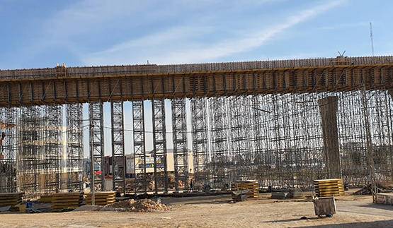 47 نسبة الإنجاز بتقاطع الحريةالإرسال