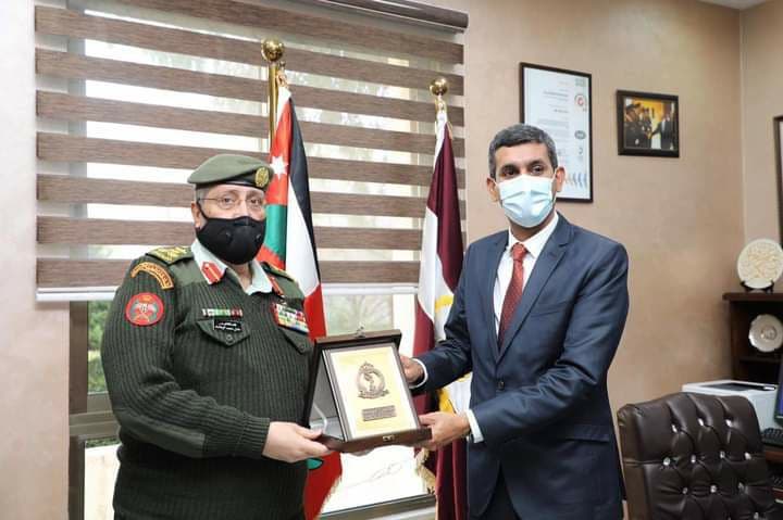 مدير عام الخدمات الطبية المليكة يستقبل القائم باعمال السفارة الباكستانيه....