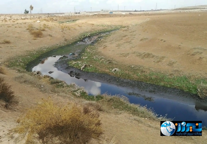 أودية ارينبه الغربية تفيض بالمياه العادمة من محطة تنقية جنوب عمان وتدمر البيئة... فيديو..