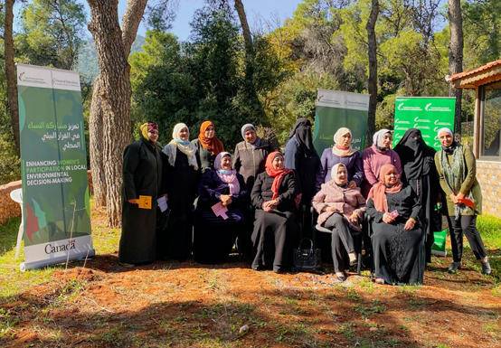 عضوات المجالس البلدية في جرش يحملن أملاً بمستقبلٍ أخضر