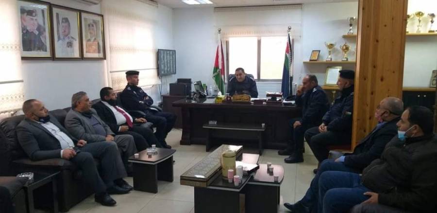 مبادرة  جدارية مئوية التأسيس الدولة الأردنية  في مركز أمن الغويرية