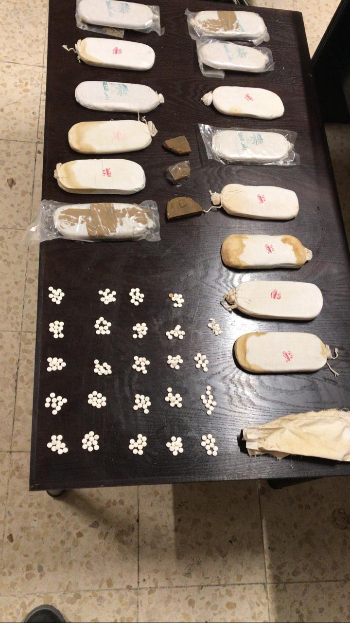 ضبط 14 كف حشيش بحوزة مروج في محافظة معان