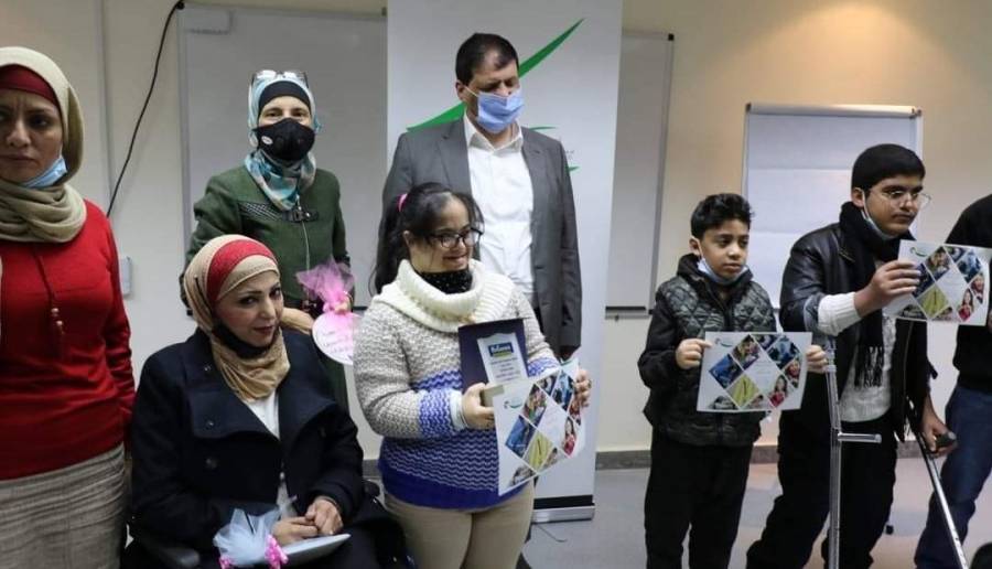 جمعية الياسمين لاطفال الدوان و جمعية المساواة للأشخاص ذوي الاعاقة تنظمان حفل تكريم لخمسة فائزين في مسابقة لونها انت