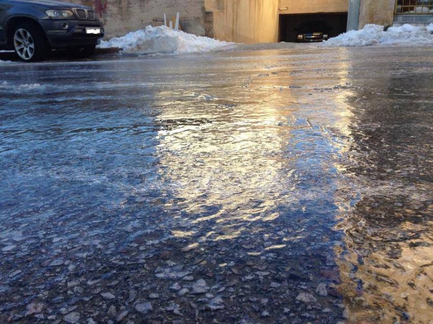 انجماد في الشوارع صباح الخميس