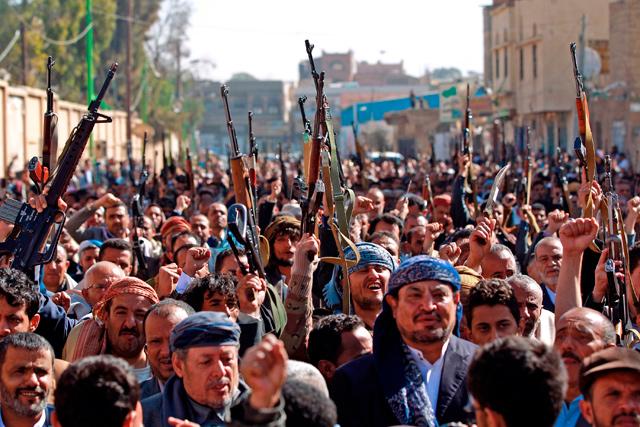 Hundreds protest in Yemen  capital against US terrorist label