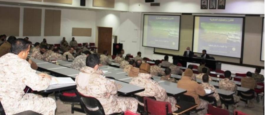 ندوة بعنوان القانون الإنساني الدولي في كلية القيادة والأركان الملكية الأردنية