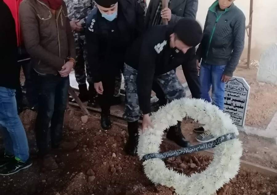 الامن العام يشيع جثمان الشرطي احمد محمد ابو نقطه 