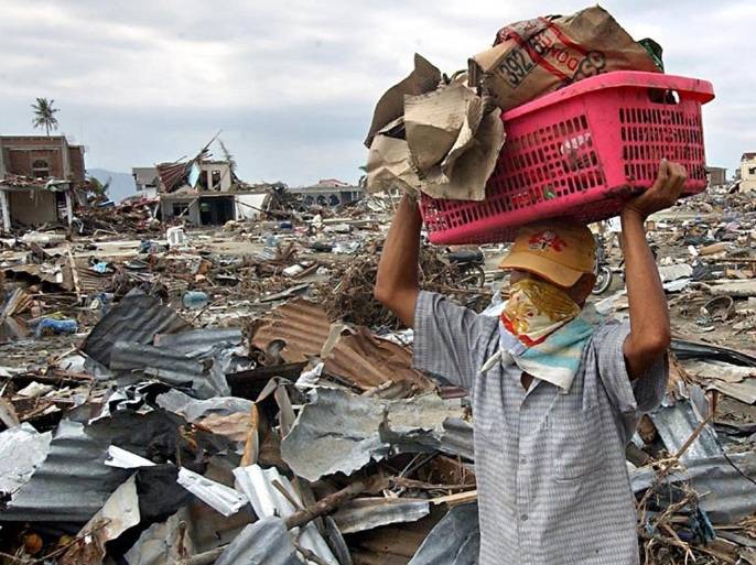 الدمار الواسع الذي خلفه زلزال إندونيسيا...