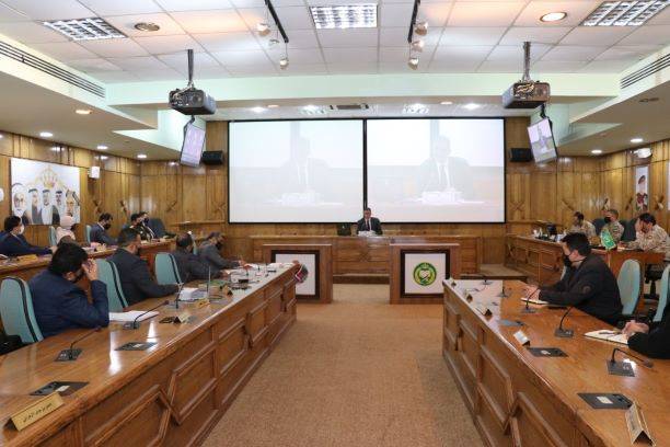 السفير المصري يحاضر في كلية الدفاع الوطني الملكية الأردنية