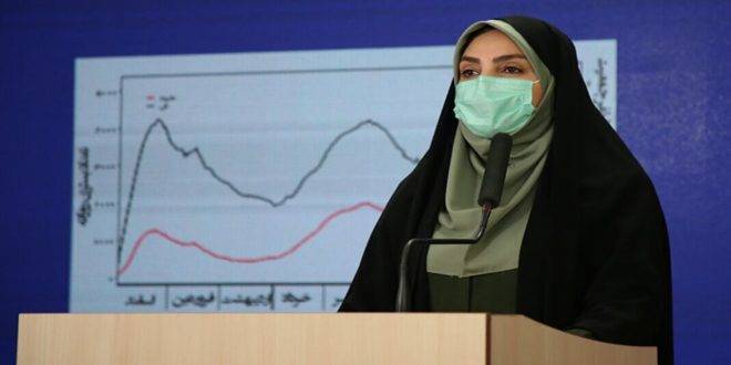 إيران تسجل 91 حالة وفاة و6608 إصابات جديدة بكورونا