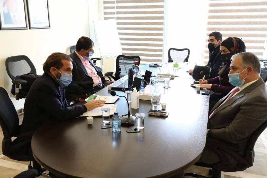 الأمير مرعد يلتقى وزير العمل