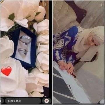 ياسمين تتصدر المشهد .. ارتدت الكفن بعد ارتداء ثوب الزفاف