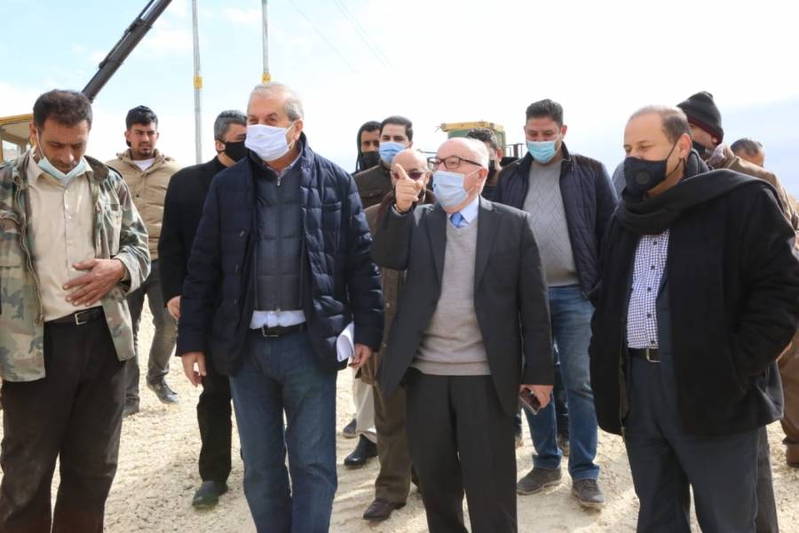 الكسبي: معالجة الانزلاق على طريق جرش بدأت مبكرا والاغلاق احترازي