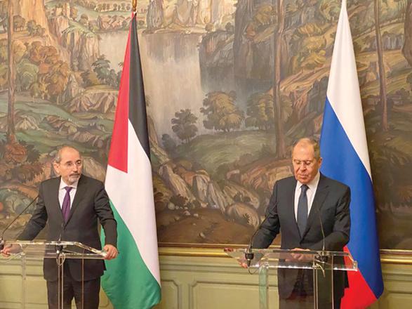 Ties, region top Safadi’s meeting with Lavrov in Moscow