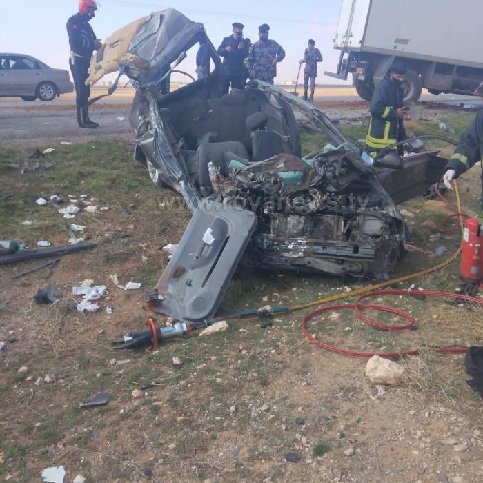 عاجل || وفاة ثلاثة أشخاص وإصابة خمسة آخرين إثر حادث تصادم في محافظة العاصمة