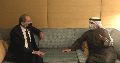 الصفدي يلتقي نظيره الكويتي