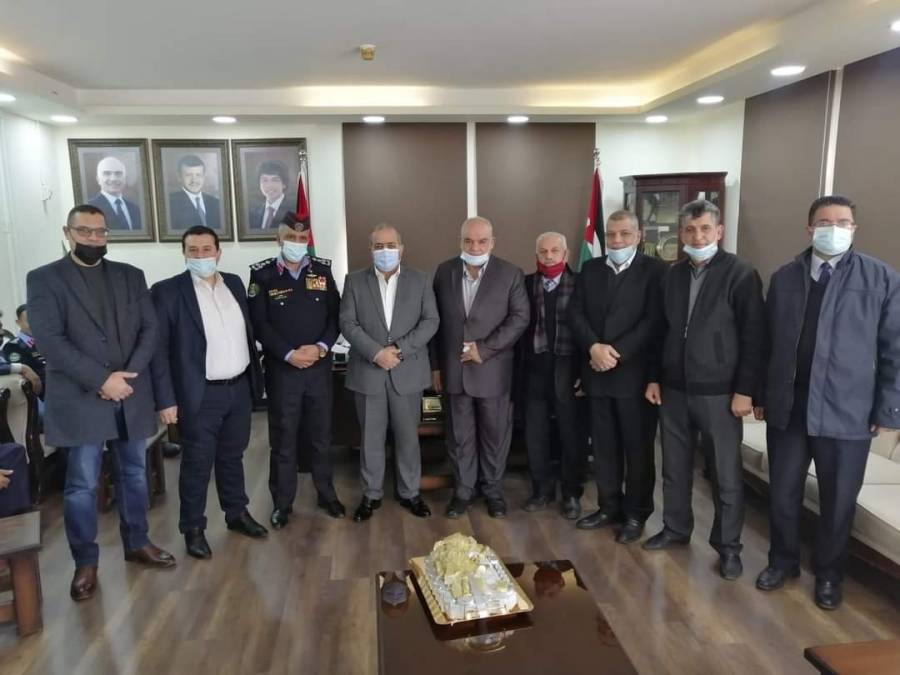 محافظ إربد يستقبل رئيس وأعضاء غرفة التجارة